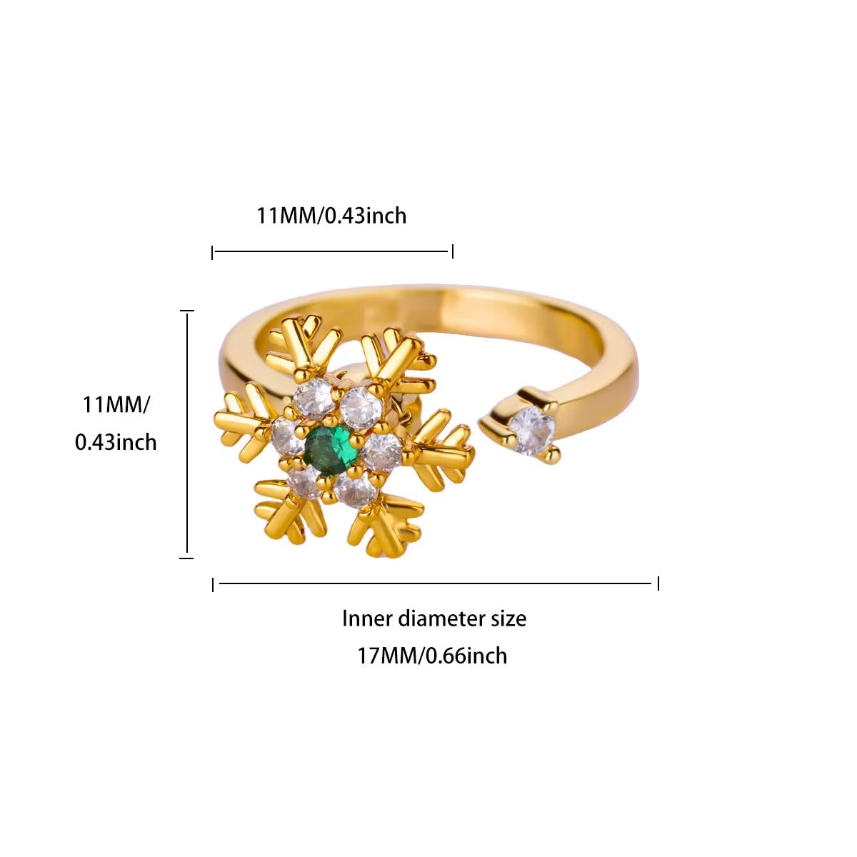 Women'S Spinner Ring Luxury Four Clover Flower Rings for Man Gold Color Anti-Stress Anxiety Fidget Ring Stainless Steel Jewelry