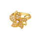 Women'S Spinner Ring Luxury Four Clover Flower Rings for Man Gold Color Anti-Stress Anxiety Fidget Ring Stainless Steel Jewelry